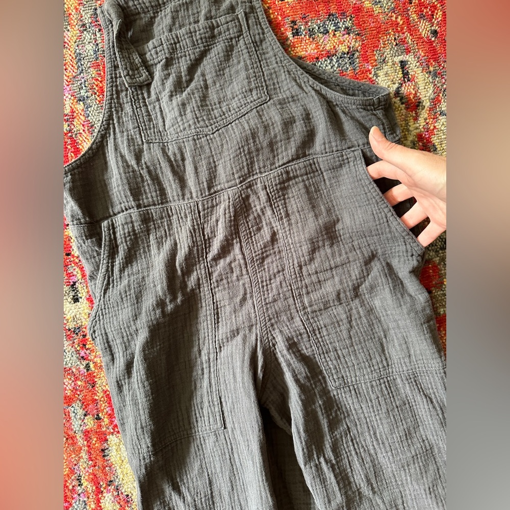 Aerie Lightweight Rolled Leg Overalls - Picture 7 of 12